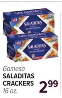 Cermak Fresh Market Gamesa SALADITAS CRACKERS offer