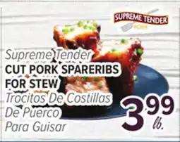 Cermak Fresh Market Supreme Tender CUT PORK SPARERIBS FOR STEW offer