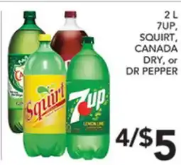 Pete's Fresh Market 7UP, SQUIRT, CANADA DRY, or DR PEPPER offer