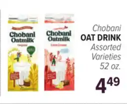 Cermak Fresh Market Chobani OAT DRINK offer