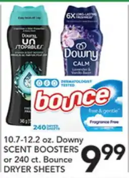 Pete's Fresh Market 10.7-12.2 oz. Downy SCENT BOOSTERS or 240 ct. Bounce DRYER SHEETS offer