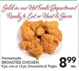 Pete's Fresh Market Homemade BROASTED CHICKEN offer