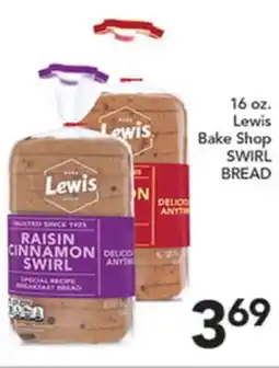 Pete's Fresh Market 16 oz. Lewis Bake Shop SWIRL BREAD offer