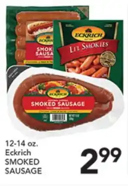 Pete's Fresh Market Eckrich SMOKED SAUSAGE offer