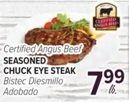 Cermak Fresh Market Certified Angus Beef SEASONED CHUCK EYE STEAK offer