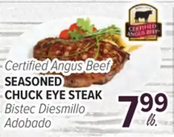 Cermak Fresh Market Certified Angus Beef SEASONED CHUCK EYE STEAK offer