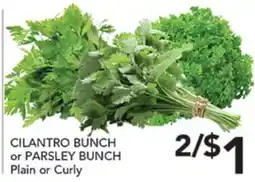 Pete's Fresh Market CILANTRO BUNCH or PARSLEY BUNCH offer