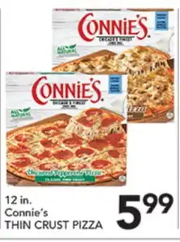 Pete's Fresh Market 12 in. Connie's THIN CRUST PIZZA offer