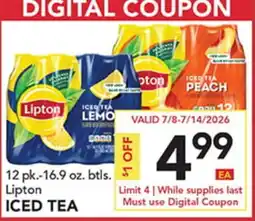 Pete's Fresh Market Lipton ICED TEA offer