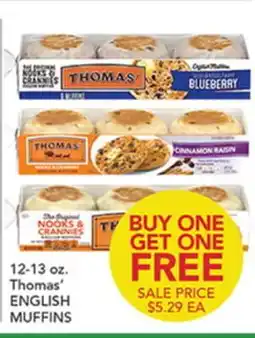 Pete's Fresh Market Thomas' ENGLISH MUFFINS offer