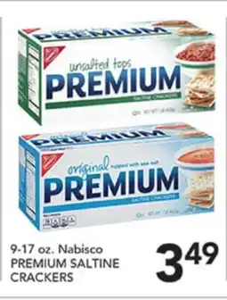 Pete's Fresh Market Nabisco PREMIUM SALTINE CRACKERS offer