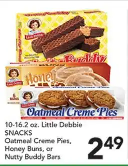 Pete's Fresh Market Oatmeal Creme Pies, Honey Buns, or Nutty Buddy Bars offer