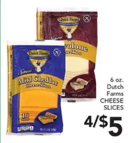Pete's Fresh Market 6 oz. Dutch Farms CHEESE SLICES offer