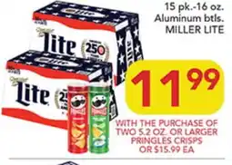 Pete's Fresh Market MILLER LITE offer