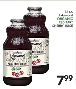 Pete's Fresh Market Lakewood ORGANIC RED TART CHERRY JUICE offer