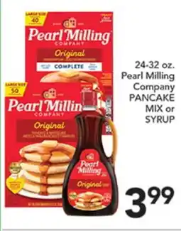 Pete's Fresh Market Pearl Milling Company PANCAKE MIX or SYRUP offer