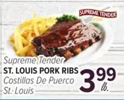 Cermak Fresh Market Supreme Tender ST. LOUIS PORK RIBS offer