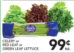 Pete's Fresh Market CELERY or RED LEAF or GREEN LEAF LETTUCE offer