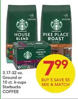 Pete's Fresh Market Starbucks COFFEE offer