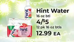 Sunset Foods Hint Water offer