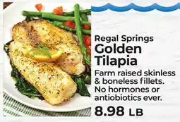 Sunset Foods Regal Springs Golden Tilapia offer