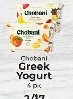 Sunset Foods Chobani Greek Yogurt offer