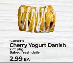 Sunset Foods Sunset's Cherry Yogurt Danish offer