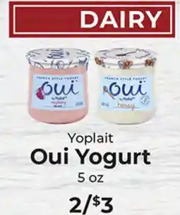 Sunset Foods Yoplait Oui Yogurt offer