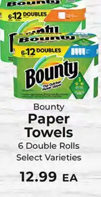 Sunset Foods BOUNTY PAPER TOWELS offer