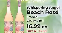 Sunset Foods Whispering Angel Beach Rosé offer
