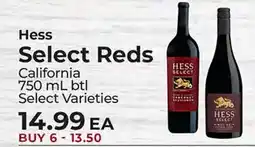 Sunset Foods Hess Select Reds offer