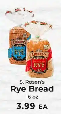 Sunset Foods S. Rosen's Rye Bread offer