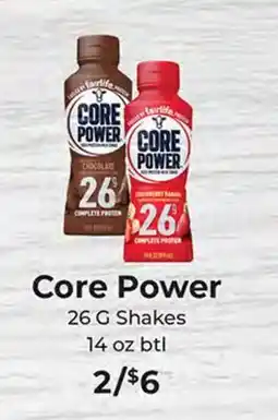 Sunset Foods Core Power 26 G Shakes offer