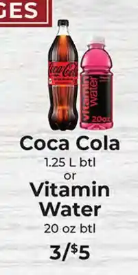 Sunset Foods Coca Cola or Vitamin Water offer