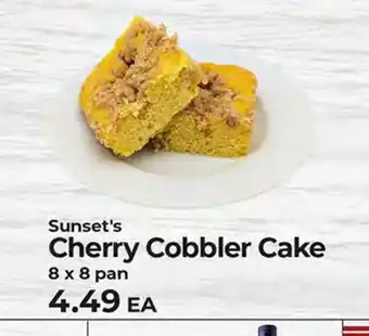 Sunset Foods Sunset's Cherry Cobbler Cake offer