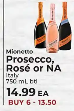 Sunset Foods Mionetto Prosecco, Rosé or NA offer