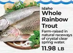 Sunset Foods Idaho Whole Rainbow Trout offer