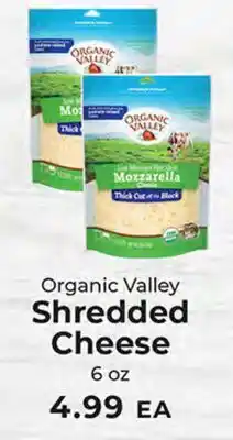Sunset Foods Organic Valley Shredded Cheese offer