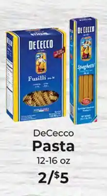 Sunset Foods DeCecco Pasta offer