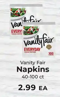 Sunset Foods Vanity Fair Napkins offer