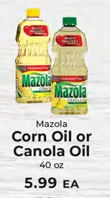 Sunset Foods Mazola Corn Oil or Canola Oil offer