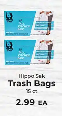 Sunset Foods Hippo Sak Trash Bags offer