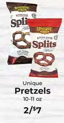 Sunset Foods Unique Pretzels offer