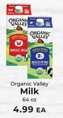 Sunset Foods Organic Valley Milk offer