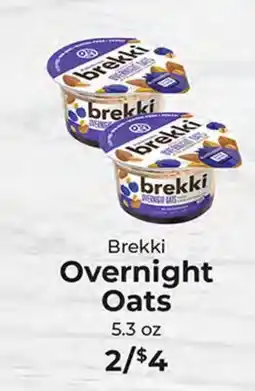 Sunset Foods Brekki Overnight Oats offer