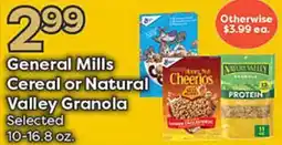 Rich's Fresh Market General Mills Cereal or Natural Valley Granola offer