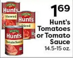 Rich's Fresh Market Hunt's Tomatoes or Tomato Sauce offer