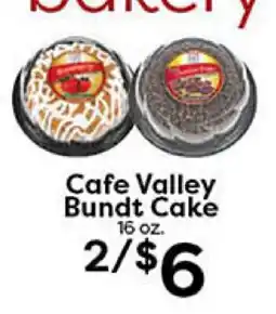 Rich's Fresh Market Cafe Valley Bundt Cake offer