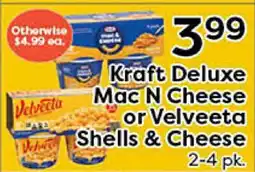 Rich's Fresh Market Kraft Deluxe Mac N Cheese or Velveeta Shells & Cheese offer