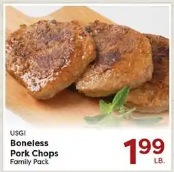 Rich's Fresh Market USGI Boneless Pork Chops offer